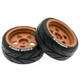 thumbnail image 4 of Yeacher Remote Control Off-Road Rally Car Tires 65*45*26mm 4pcs Replacement for TAMIYA TT02 XV01 HSP, 4 of 7