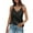 156# Black, variant on Huresd Women's Silk Tank Top Ladies V-Neck Camisole Silky Loose Sleeveless Blouse Satin Tank Shirt Blue 4XL