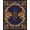 Navy Blue Gold, Pattern 3, variant on ODIKA Tibetan Striped Tiger Serpent Confrontation Traditional Snake Stain Resistant Low Profile for Dorm Room, Small Living Apartment