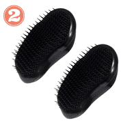 Tangle Free Brush Detangling Hairbrush Wet and Dry Detangler, For Thick, Curly, Kinky, Natural Hair, No Knot Comb, for Teen, Kids, Curl Detangling (2 Pack)