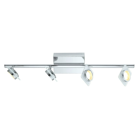 Eglo 201604A Tinnari 4-Light Led Track Lighting - Chrome