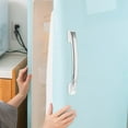 thumbnail image 4 of CIMAXIC 2Pcs Freezer Latch Handle ABS Silver Universal Compatibility For Home Refrigerator, 4 of 8