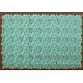 thumbnail image 1 of Ahgly Company Indoor Rectangle Abstract Turquoise Blue Contemporary Area Rugs, 8' x 12', 1 of 4