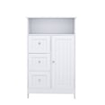 thumbnail image 6 of Aukfa Bathroom Storage Cabinet with 3 Drawers and Door -White, 6 of 8