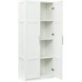 thumbnail image 7 of 71" H Pantry Wood Storage Cabinet with 3 Adjustable Shelves 2 Doors for Bedroom Kitchen, 7 of 7
