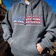 thumbnail image 3 of Black Rain Ordnance American Flag Logo Premium Cotton/Polyester Blend Unisex Pullover Hoodie, 3 of 5