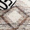 thumbnail image 6 of SAFAVIEH Jericho Marjan Aztec Polyester Shag Runner Rug, Black/Rust, 2'2" x 6', 6 of 8