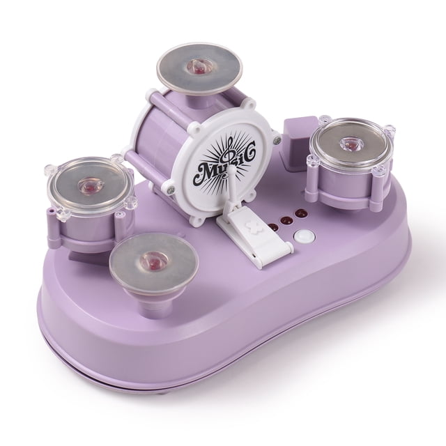 Riwcyla Drum Set Finger Drum Drum Percussion Instrument Handicraft Desk Instrument Game Musical Gift Enhance Hand Dexterity Multiple Modes Portable Finger Drum Set