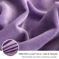 thumbnail image 6 of XeGe Luxury Plush Shaggy Duvet Cover Set, Ultra Soft 3 Pieces Fluffy Comforter Cover Set, Faux Fur Fuzzy Bedding Set (1 Furry Duvet Cover+2 Throw Pillow Shams), Zipper Closure (Queen, Purple), 6 of 7