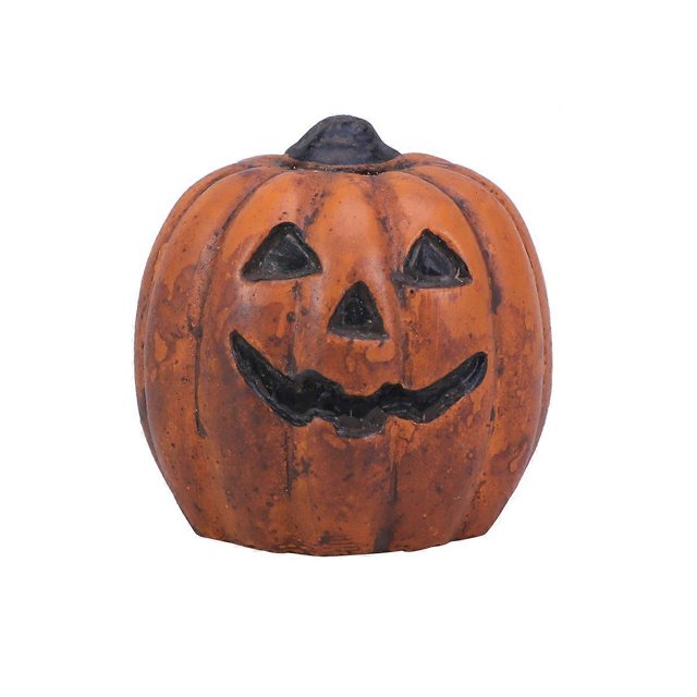 Halloween Pumpkin Head Micro Landscape Craft Decorative DIY Miniature Smile Face Small Resin Ornament for Moss Garden Flowerpot