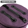 thumbnail image 5 of Ghojet Large Capacity Yarn Storage Bag with Multi-Pockets Barrel-Shaped Knitting Storage Bag Portable Yarn Knitting Organizer Bag with Hnadle Strap Home Travel Use for Hooks Needles Yarn Skeins, 5 of 7