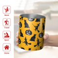 thumbnail image 5 of 12oz Coffee Tumblers Halloween Black Cats Witches and Pumpkins Stainless Steel Vacuum Insulated Travel Tumbler Coffee Cups Mug with Lid and Straw with Cleaning Brush for Cold & Hot Drinks, 5 of 5