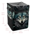 thumbnail image 5 of Wolf Foldable Mini Car Trash Can with Lid and Leak-Proof Hanging Storage Bag, 5 of 6