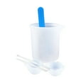 thumbnail image 1 of Labymos 6PCS DIY Silicone Resin Measuring Cups Tool Kit 250mL Measure Cups Mixing Sticks Spoon for Epoxy Resin Mixing Molds Jewelry Making for Adults Beginner, 1 of 7