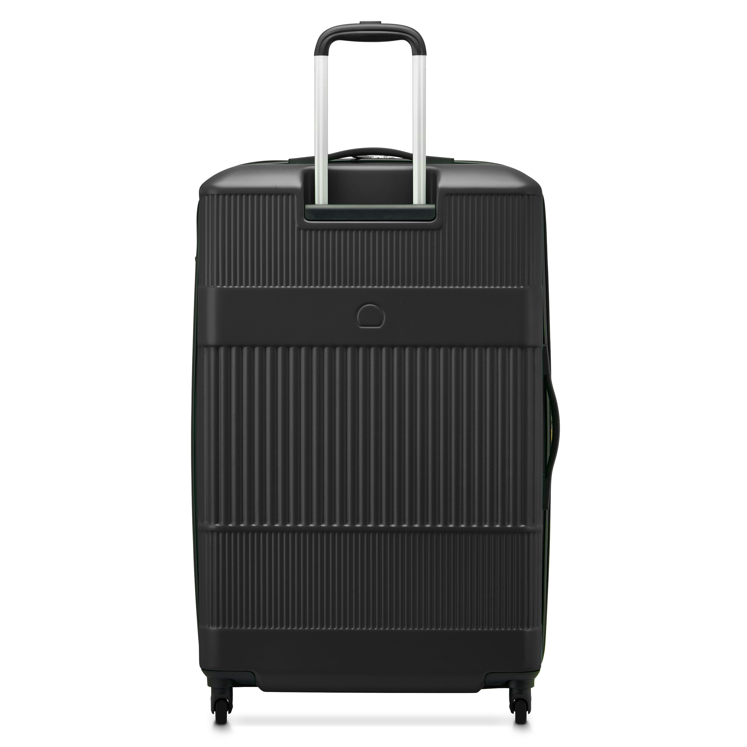 United Colors of Benetton x Delsey Paris, Ribbed Hardside 29" Expandable Checked Spinner Luggage, Black