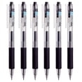 thumbnail image 1 of Bolígrafo de gel de presión simple, bolígrafo negro suave, bolígrafo para estudiantes de secundaria, bolígrafo para estudiantes, bolígrafo con pincel de presión de 0,5 mm requerido para exámenes, 1 of 3