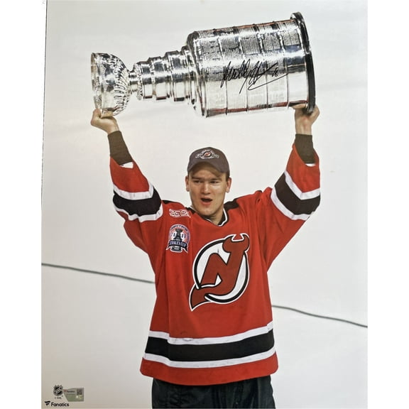Bobby Holik Signed Autographed 16x20 Photo NJ Devils Raising Cup 2000 Fanatics