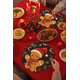 thumbnail image 2 of 4pzs Mantel Individual De Mesa Bordado Navideño Xtellar negro, 2 of 4