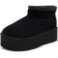 thumbnail image 1 of Women's Classic Platform Mini Boots Winter Suede Anti-Slip Ankle Snow Boots, 1 of 6
