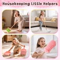 thumbnail image 5 of JoyStone 6 Pcs Wooden Toddler Cleaning Set, Pretend Play Household Cleaning Tools Gifts for Kids Age 3-6, Includes Broom, Mop, Duster and Dustpan, Safe & Durable, 5 of 10
