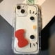 thumbnail image 2 of Bonita funda de Hello Kitty para iphone 15 Pro, funda de teléfono transparente para iphone 15 Pro Max, funda de teléfono con dibujos animados 3D para iphone 15, 2 of 4