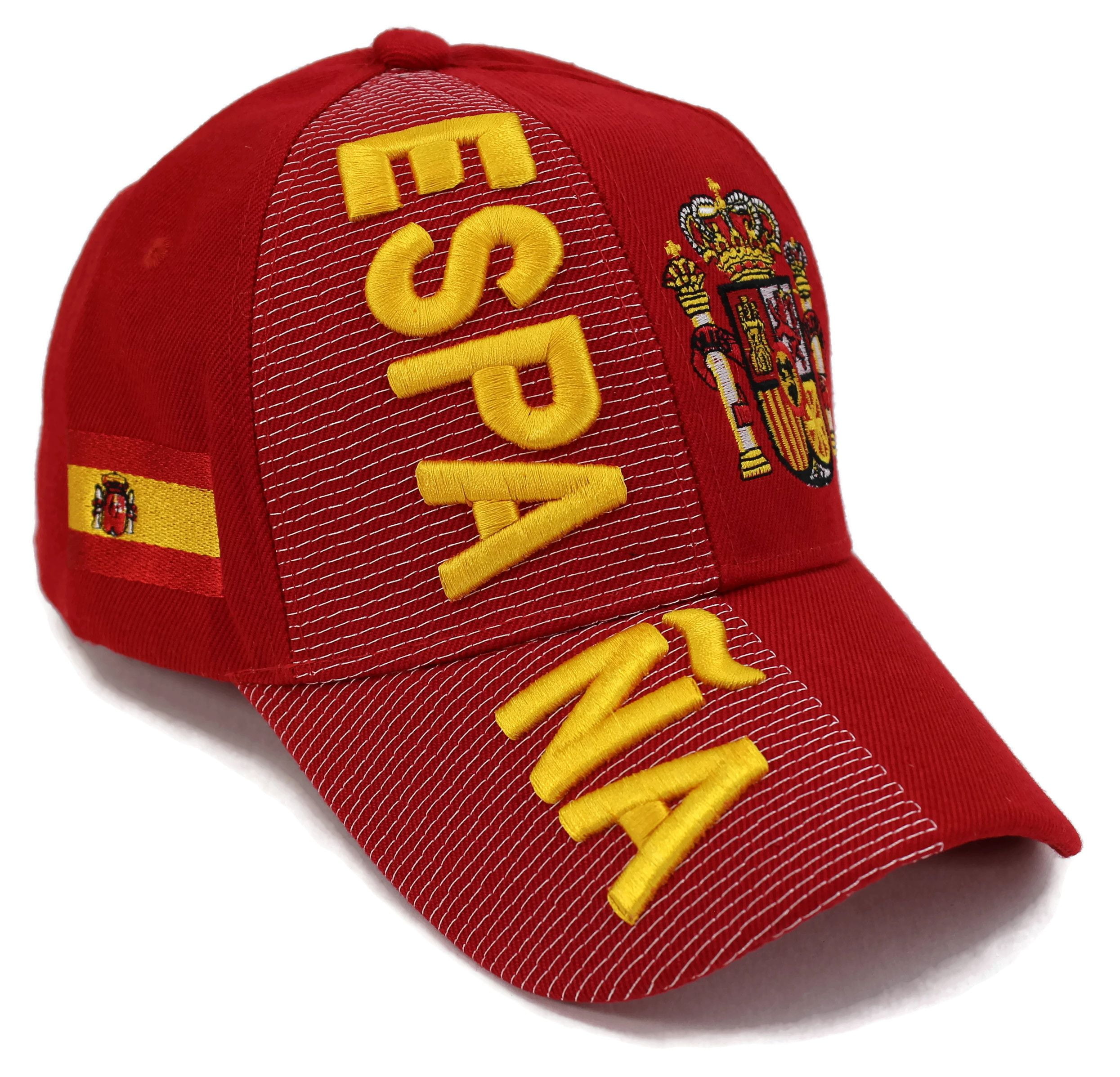 High End Hats Adult Men's Baseball Cap, Embroidered Adjustable, Espana