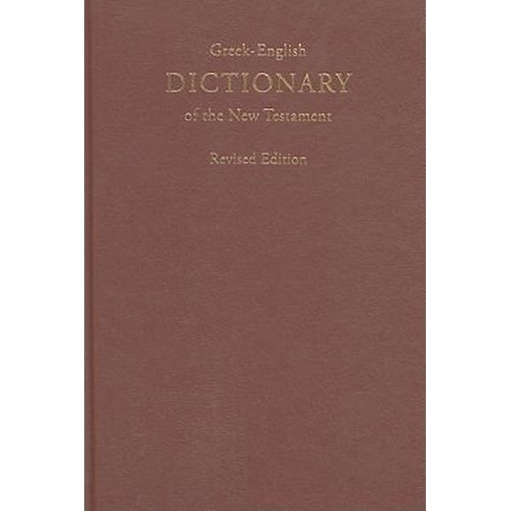 Pre-Owned Greek-English Dictionary of the New Testament (Hardcover) 3438060191 9783438060198