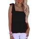 thumbnail image 1 of Top Con Tirantes Para El Hombro,Top Con Tirantes Para El Hombro, Camiseta Sin Mangas Con Tirantes Para El Hombro Y Lazo Con Volantes, Top De Verano Para Mujer, Rendimiento Probado, 1 of 7