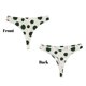 thumbnail image 3 of Fotbe Abstract Green Polka Dot Tanga Sin Costuras para Mujer con Estampado – Panties Invisibles, Transpirables y Cómodos para Uso Diario-Large, 3 of 6