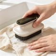 thumbnail image 3 of Stain Remover Brush,Fabric Cleaning Brush,Soft Bristle Scrub Cleaning Brush,Laundry Brush Small Scrub Brush,Cleaner Household Cleaning Brushes for Carpet, Clothes, Bathroom,Sneaker, 3 of 8