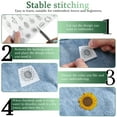 thumbnail image 3 of SHISUYAN 8 Sheets Wash Away Embroidery Stabilizer Water Soluble Fabric Blank Machine Embroidery Paper For Sewing And Quilting Projects, 3 of 8