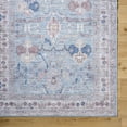 thumbnail image 7 of Livabliss Washable Rugs for Living Room, 3x7 Georgina Traditional Denim Runner Area Rug, Bedroom Dining Room Home Decor Stain Resistant Carpet (2'7" x 7'3" Runner), 7 of 7