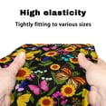 thumbnail image 7 of COEQINE Sunflower Rollator Walker Seat and Backrest Rollbar Covers Set Butterfly Walker Seat Covers with Wide Back Rollator Seat Padded Cover for People Using Walking Frame Seat, 7 of 7
