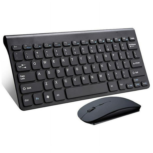 Mini teclado de raton inalambrico para ordenador portatil escritorio Mac hogar oficina ergonomico teclado para juegos raton Combo Multimedia Walmart en linea