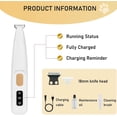 thumbnail image 2 of Dog Paw Trimmer, Pet Claw Trimmer with LED Light, Low Noise USB Rechargeable Pet Clipper. Suitable for Dogs and Cats, for Trimming Hair Around Paws Eyes Ears Face Buttocks, 2 of 6