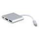 thumbnail image 2 of Eje Del USB C, Mini Estación De Acoplamiento Portátil 3 Del USB C En 1 Poder Del Paladio 60W Para El Proyector, 2 of 7