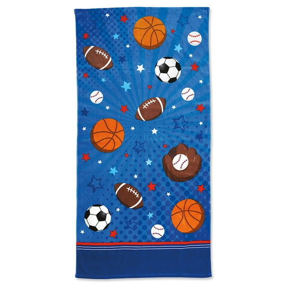 Current All Sports Towel - Extra Large, Lush Beach Towel, Bath Towel, 100% Cotton, 30 inch x 60 inch