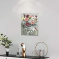 thumbnail image 2 of Farmhouse Floral Wall Art Country Flower Hummingbird Pictures Wall Decor Rustic Simply Blessed Canvas Paintings Modern Artwork Home Decorations for Bathroom Bedroom Living Room Office Framed 12"x16", 2 of 6