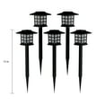 thumbnail image 2 of Pure Garden Set of 6 Water-Resistant Solar Pathway Coach Lights (Black), 2 of 5