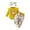 Yellow, variant on Ymyiu Baby Girl Coming Home Outfit Baby Girl 3-Piece Outfit Set: Soft Infant Romper + Comfy Toddler Pant + Cute Headband (Red,3-6 Months)