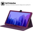thumbnail image 5 of Fintie Case for Samsung Galaxy Tab A7 10.4'' 2022/2020 Model (SM-T500/T503/T505/T507/T509), Multi-Angle Viewing Smart Stand Back Cover with Pocket, Auto Wake/Sleep, Purple, 5 of 8