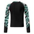 thumbnail image 4 of vastwit Kids Girls Rash Vest Long Sleeve Rash Guard Swim Shirt UPF 50+ UV Protection Quickly Dry Black 10, 4 of 5