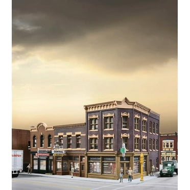 Walthers Cornerstone HO Scale Building/Structure Kit Merchant's Row V