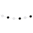 thumbnail image 1 of Yuarrent Bandera blanca de la decoración de los 6.5ft para la fiesta de cumpleaños personalizada de la bandera Kits de decoración para fiestas Blanco negro 6.5 pies, 1 of 6