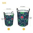thumbnail image 5 of Xecao Christmas Print Laundry Hamper Basket,designed for Blanket Storage and Nursery Clothes in the Bedroom, 5 of 8