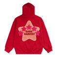 thumbnail image 5 of Tiweut Women's Casual Hoodies Hoodies Star Print Unisex Oversized Hooded Long Sleeve Loose Fit Pullover with Pocket Regular Blouses Red,L, 5 of 7