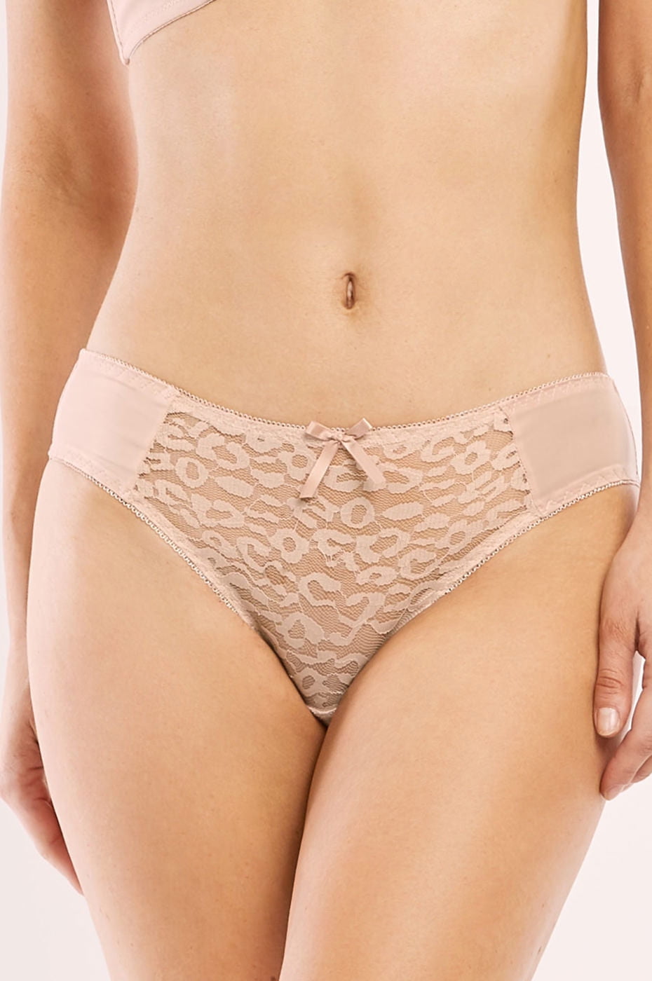 6 Packs of MAMIA Women's Ladies Lace Front Polyester Underwear