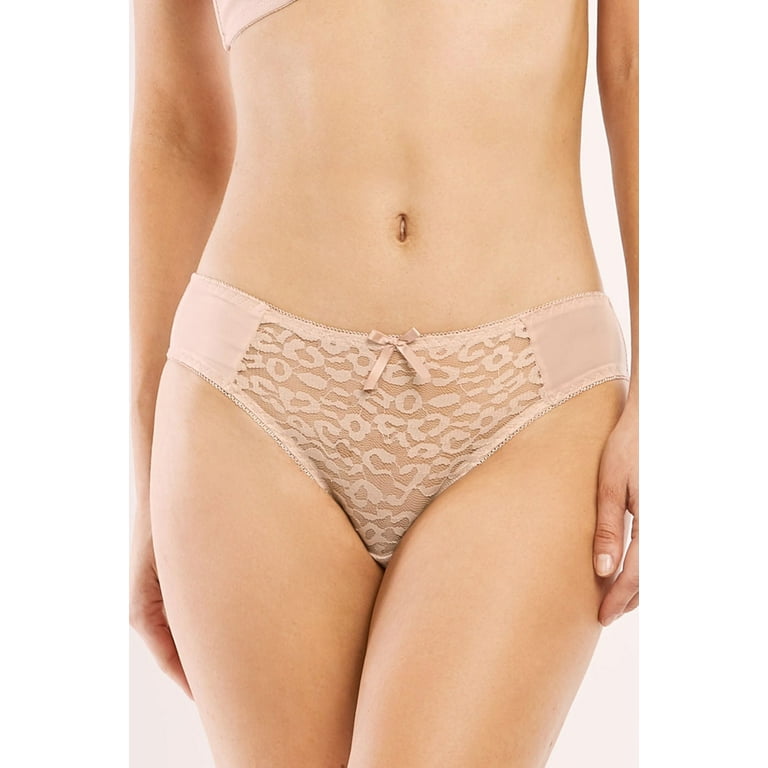 6 Packs of MAMIA Women's Ladies Lace Front Polyester Underwear