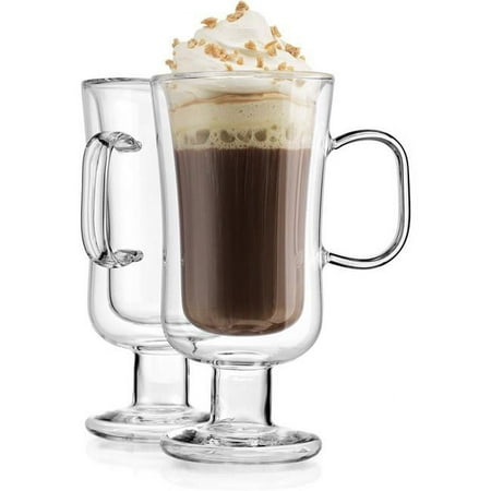 

9 oz 2X Wall Irish Coffee Mug Clear - Set of 2