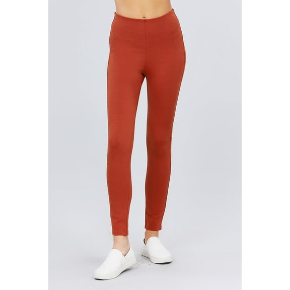 Waist Elastic Band Ponte Pants